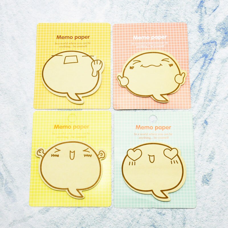MUISUNGSHOP (1 ชิ้น) โพสอิท Sticky note กระดาษโน๊ต emote คละแบบ post-it
