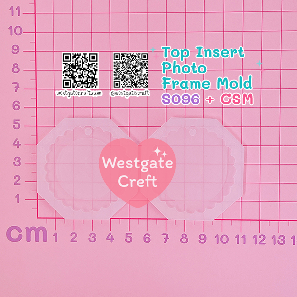 แม่พิมพ์เรซิ่น S096 Top Insert Photo Frame Mold + CSM