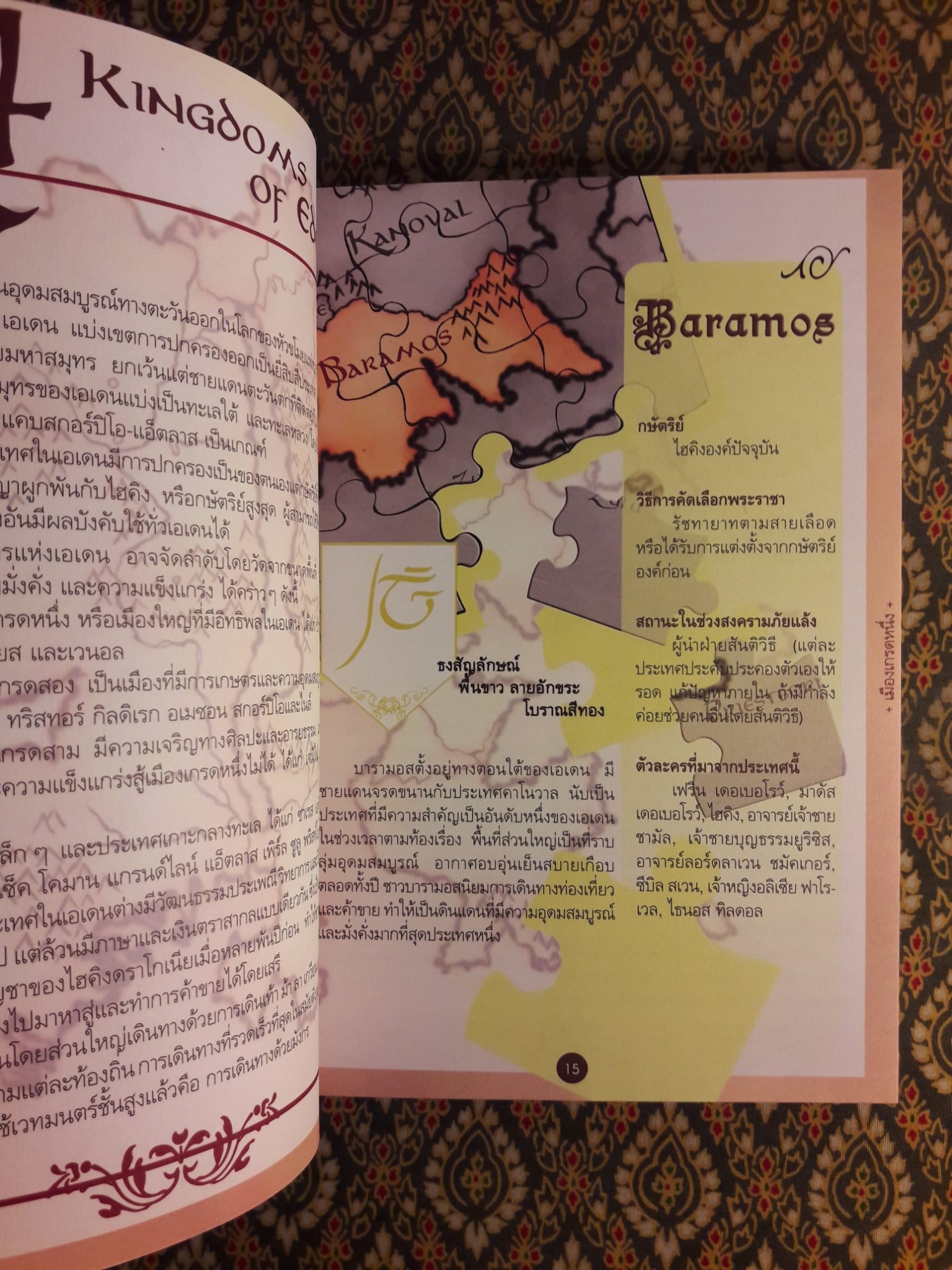 หัวขโมยแห่งบารามอส The Perfect Guidebook