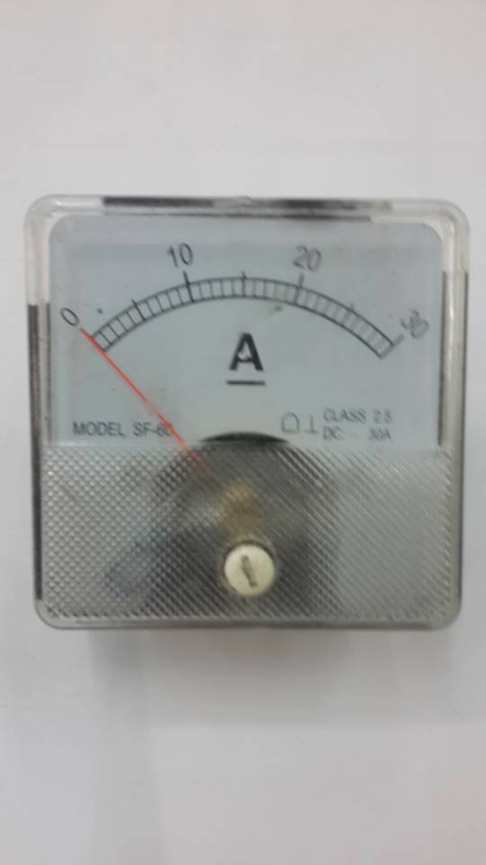 ขาย มิเตอร์30A DC ต่อตรง SF60 SF-60 ขนาด60×60MM. ยี่ห้อ PANEL METER มิเตอร์30ADC มิเตอร์เข็ม30A DC 30แอมป์ ดีซี ต่อตรงรุ่นSF-60 ขนาดกว้าง60มม ยาว60มม สูง52มม (60x60x52MM) Iรุ่นSF60 ราคา อนาล็อกมิเตอร์ ANALOG METER ราคา ตัวละ หน่วย บาท