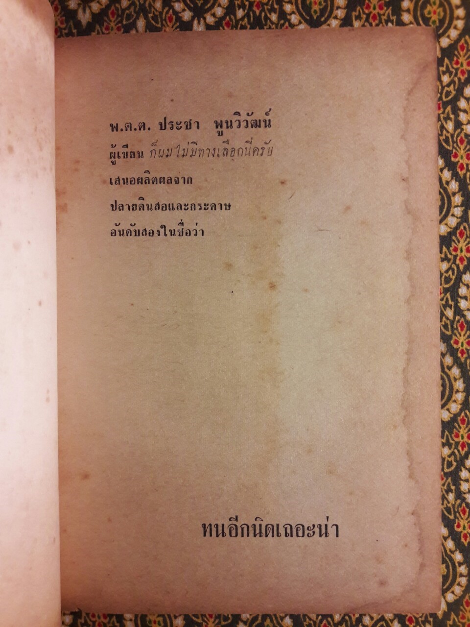 ทนอีกนิดเถอะน่า (2 เล่มจบ)