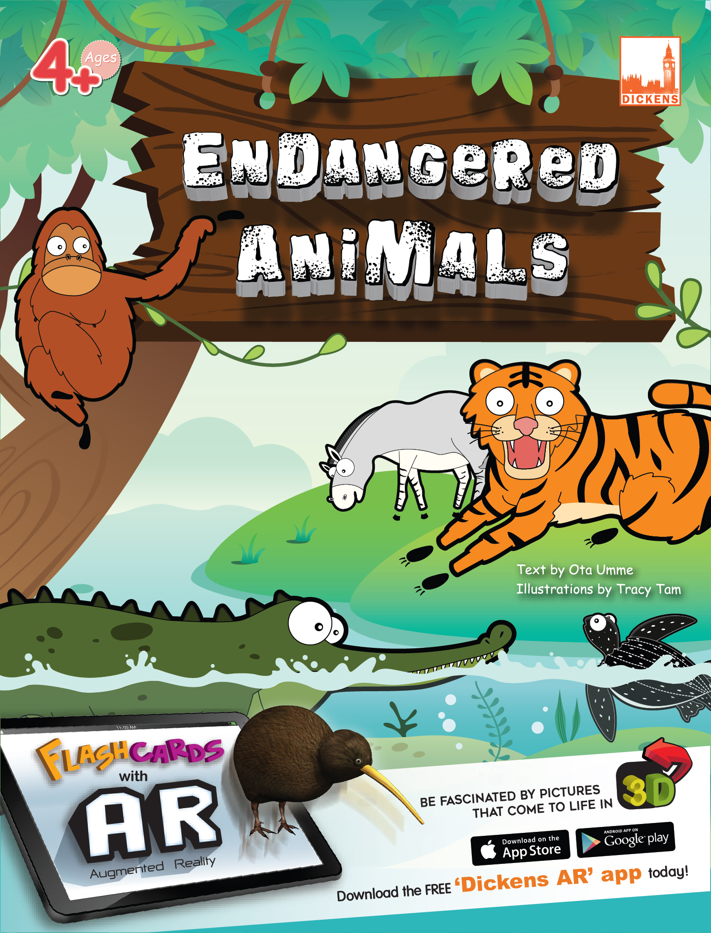 Flash Cards Endangered Animals (AR)