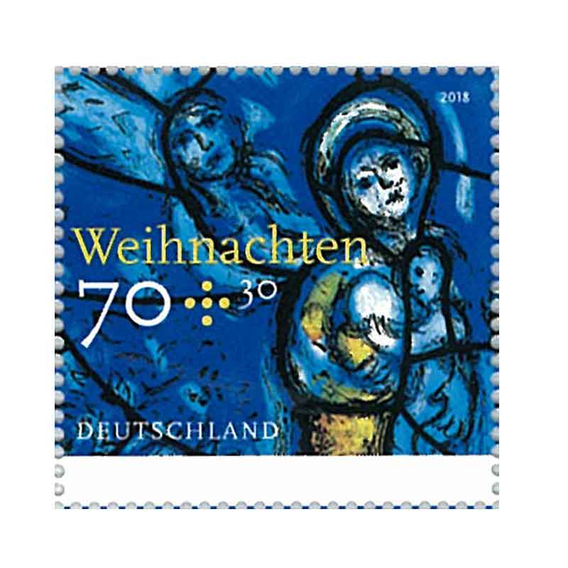 Germany Stamp, 2018 Weihnachten