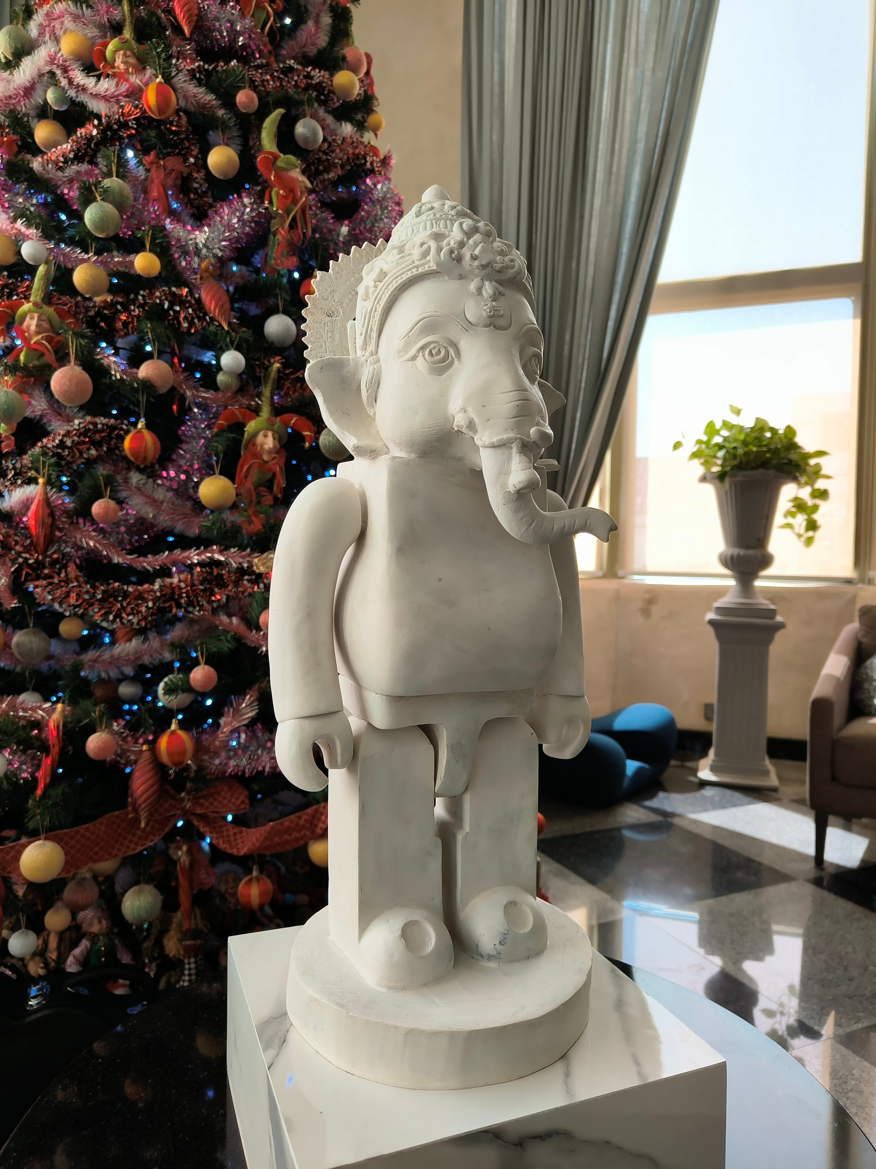 รูปหล่อ พระพิฆเนศ บริค Ganesha Brick (Religion Art toy) หน้าตัก 9 นิ้ว