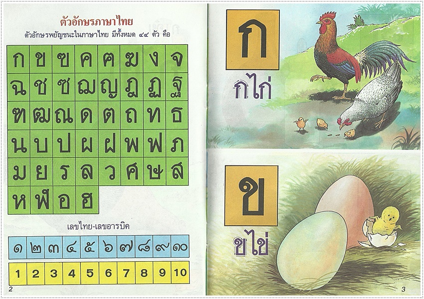 แบบหัดเรียน ก.ไก่ (เล็กปอนด์)