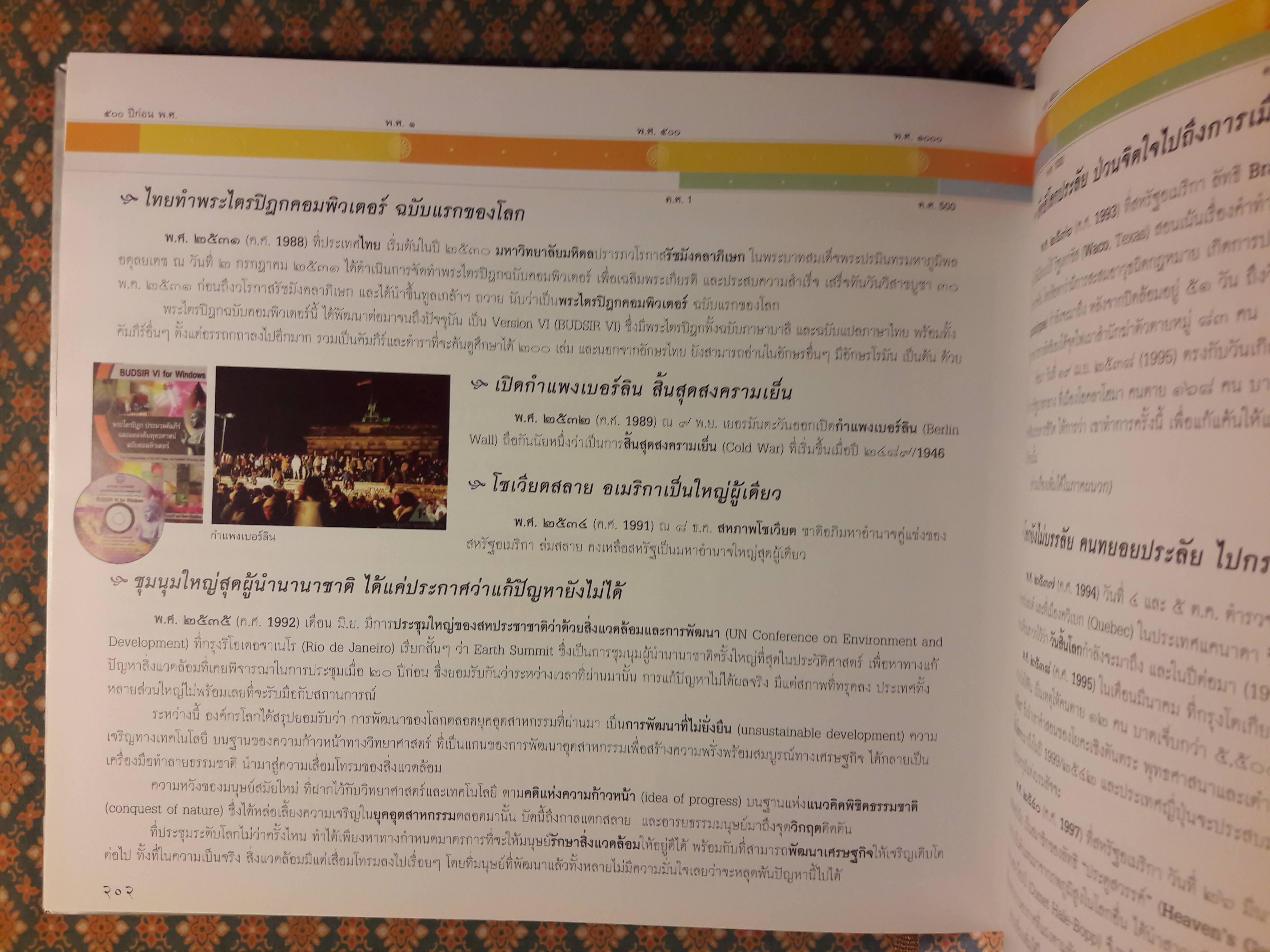 กาลานุกรม พระพุทธศาสนาในอารยธรรมโลก