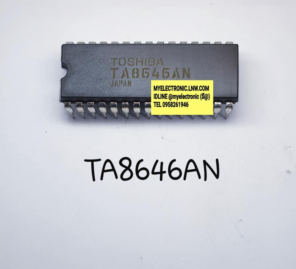 TA8646ANยี่ห้อTOSHIBAตัวถังDIP30ขาราคาตัวละบาท