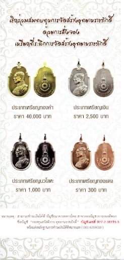 เหรียญที่ระลึกสร้างอุทยานราชภักดิ์ ครบชุดเนื้อเงิน นวะโลหะ ทองแดง พระรูปรัชกาลที่9 ปี2558 พร้อมกล่องเดิม