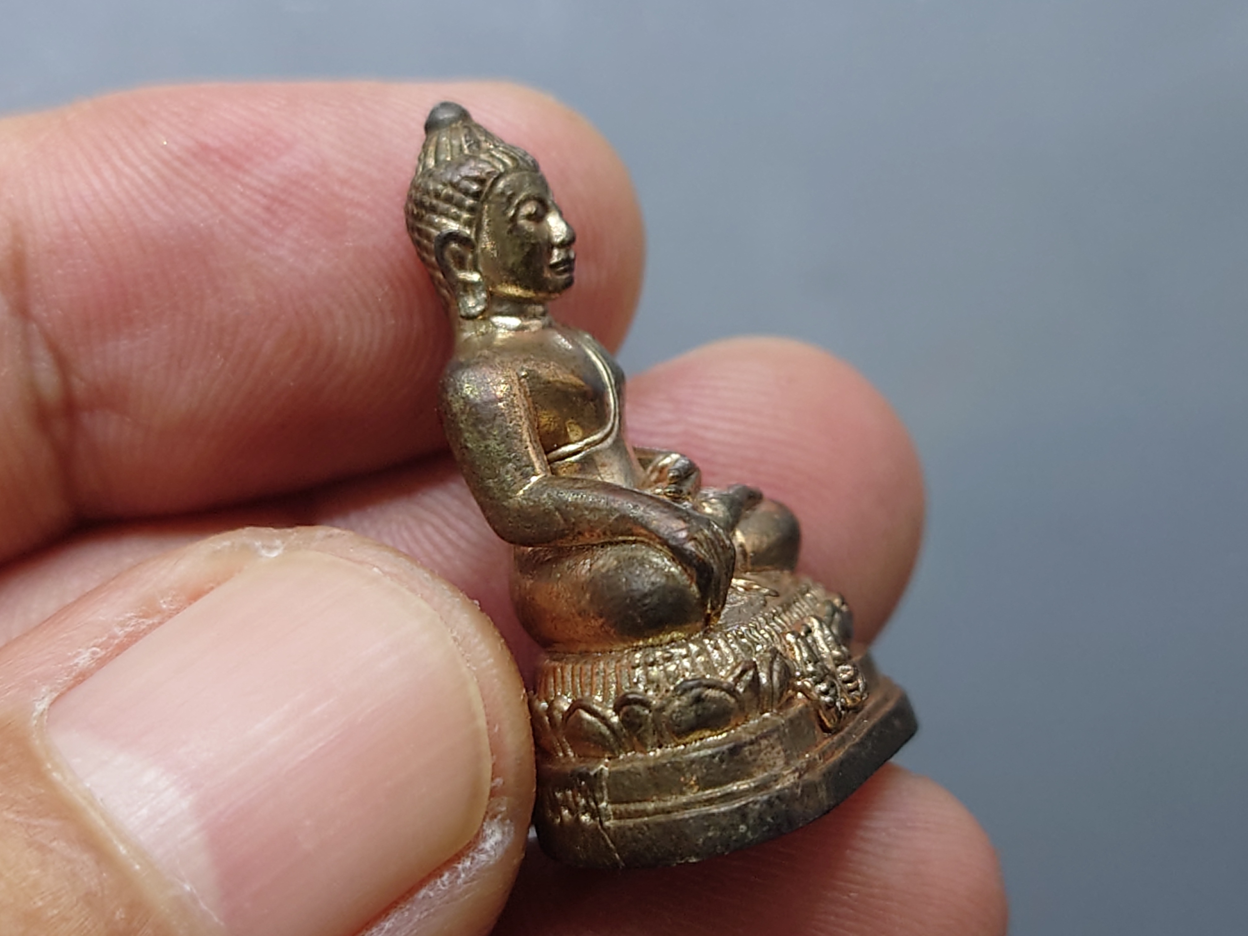 พระกริ่งพระพุทธนรสีห์ จำลอง จปร-ภปร เนื่องในโอกาสครบ 100 ปี ธนาคารไทยพาณิชย์ เนื้อนวะโลหะ พ.ศ.2550 พร้อมกล่องเดิม