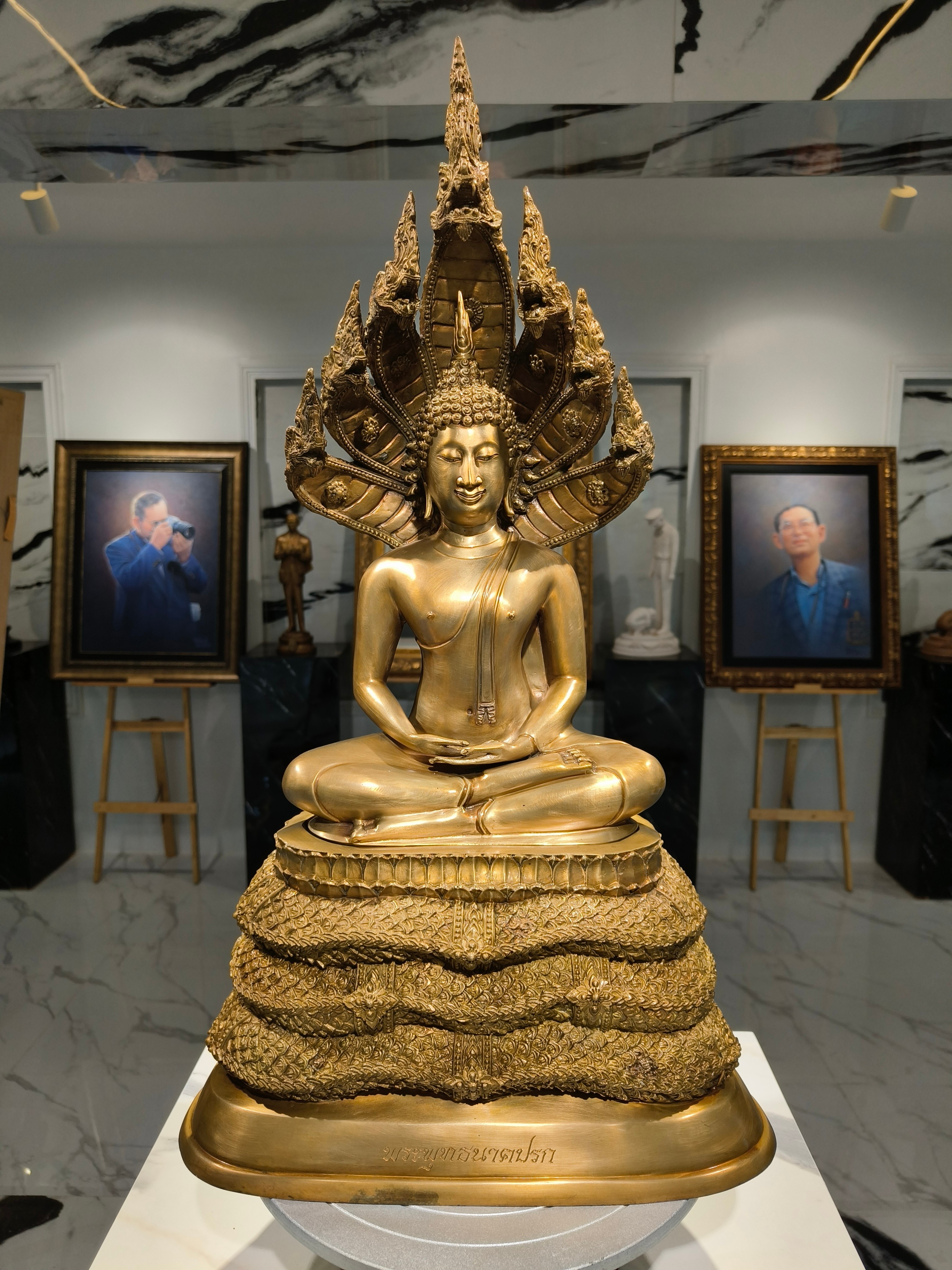 พระพุทธรูป พระนาคปรก หน้าตัก 9 นิ้ว วัดไตรมิตร ปี พ.ศ. 2539