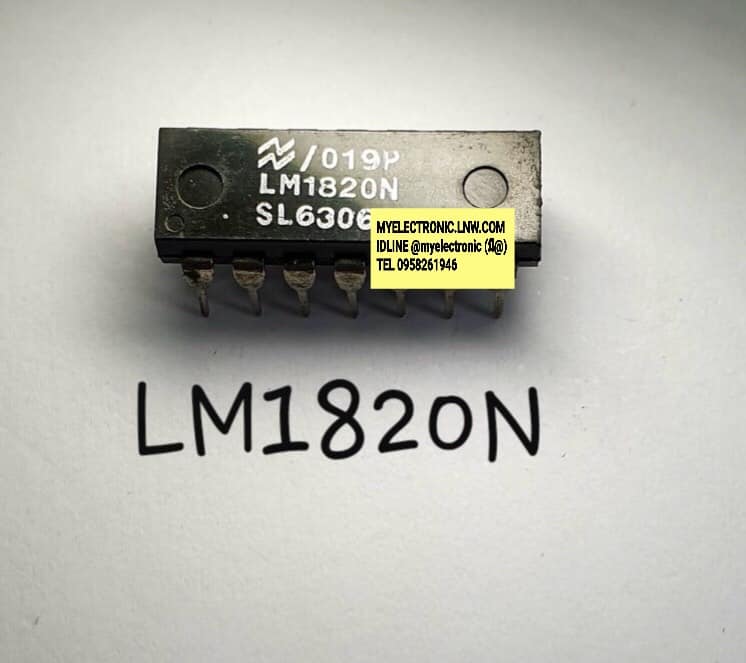 LM1820Nยี่ห้อNATIONALตัวถังDIP14ขาราคาตัวละบาท
