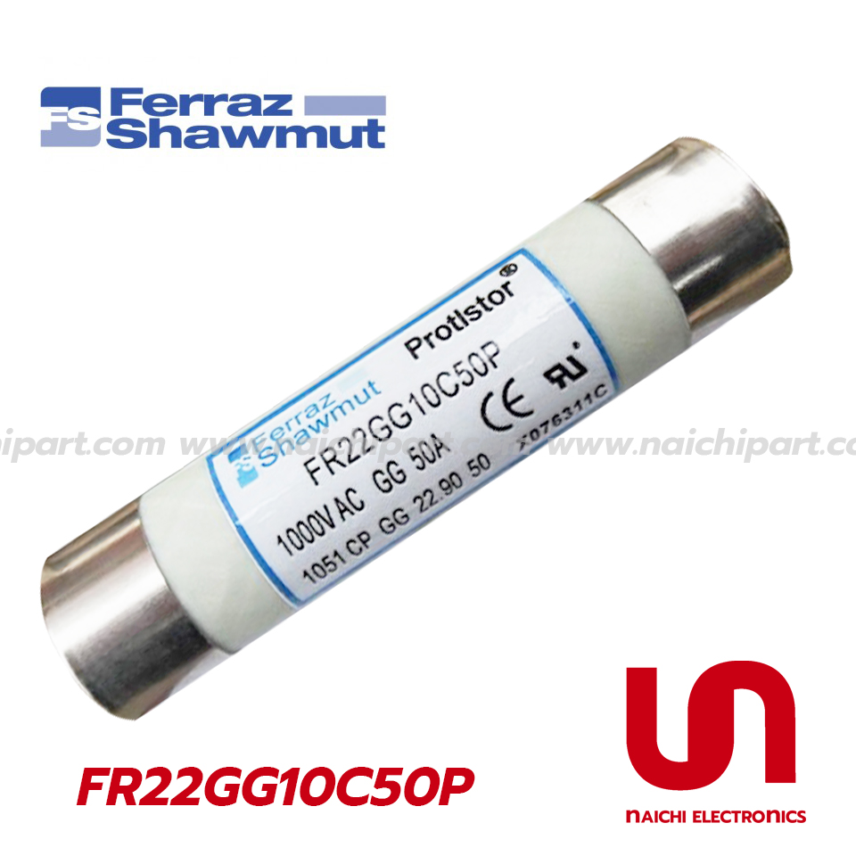 Mersen Ferraz Shawmut , FR22GG10C50P , 50A 1000V