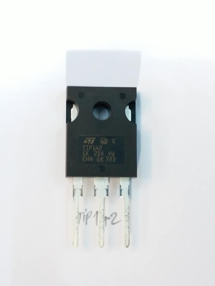ขาย TIP142 TRANSISTER POWER AMP ทรานซิสเตอร์ ยี่ห้อ ST-THOMSAN SGS-THOMSAN ราคา ตัวล่ะ . . บาท