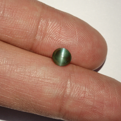 **ขายแล้ว**อเล็กซานไดรท์ตาแมว (Alexandrite Cat's eye) 0.89 กะรัต ตาแมวเจ้าสามสี หายากมาก