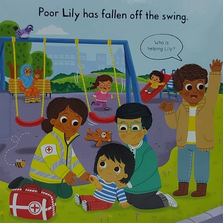 Push Pull Slide Board Book หนังสือภาษาอังกฤษสำหรับเด็ก ของสำนักพิมพ์ Campbell ชุด Busy