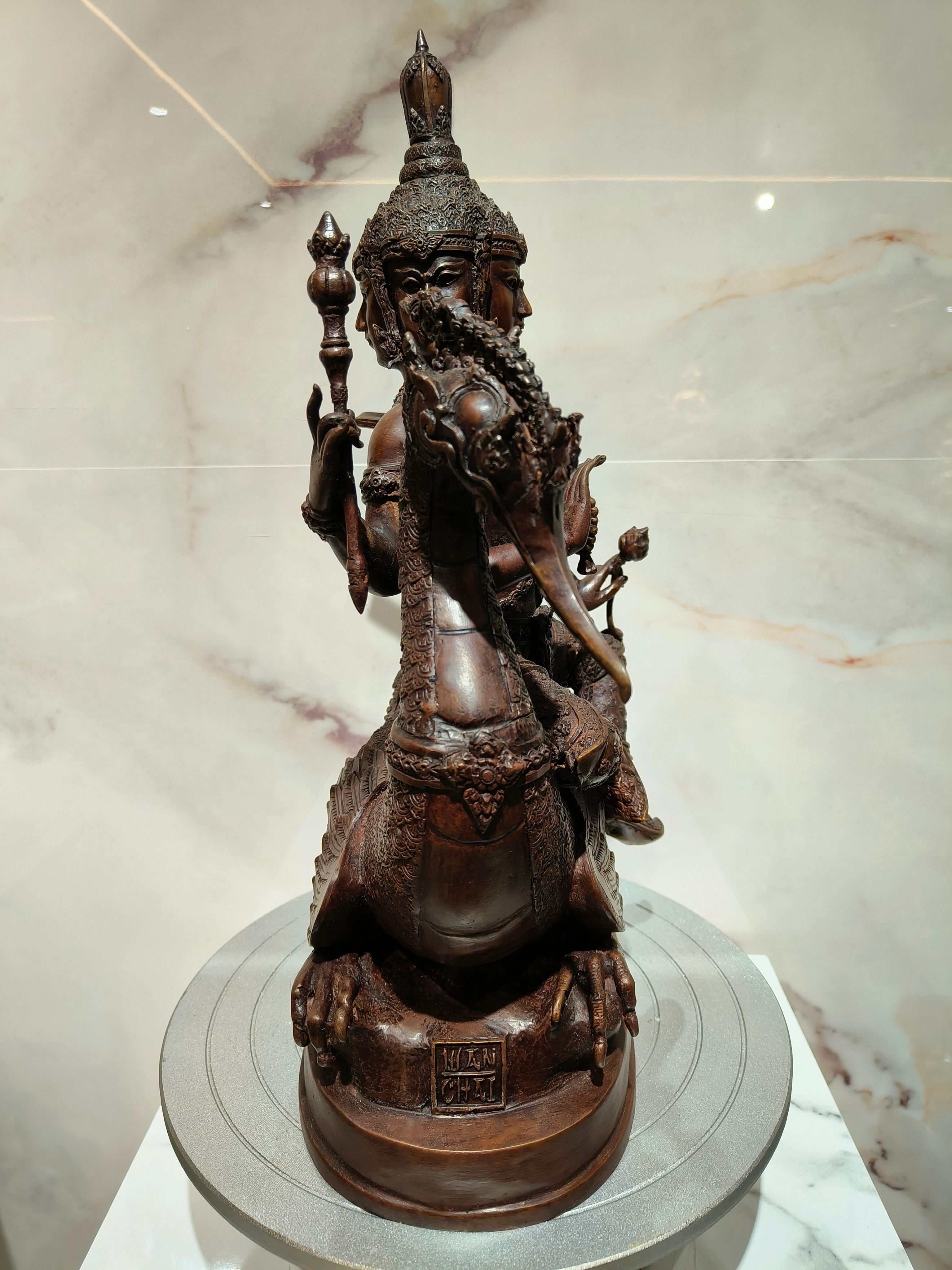 รูปหล่อ พระพรหมทรงหงส์ หน้าตัก 9 นิ้ว