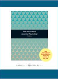 Abnormal Psychology 5E ISBN 9780071221627