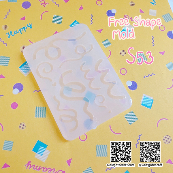 แม่พิมพ์ซิลิโคน S53 Free Shape Mold