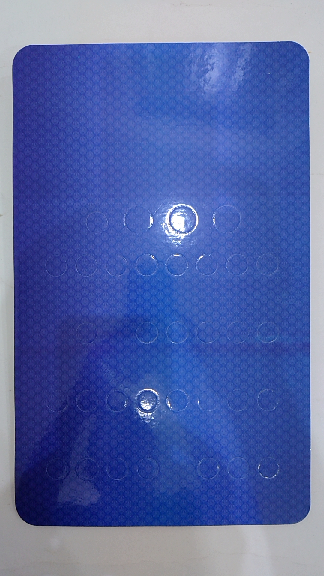 แผงใส่เหรียญ 25 สตางค์หมุนเวียน ร9 ครบชุด 33 ช่อง สีน้ำเงิน