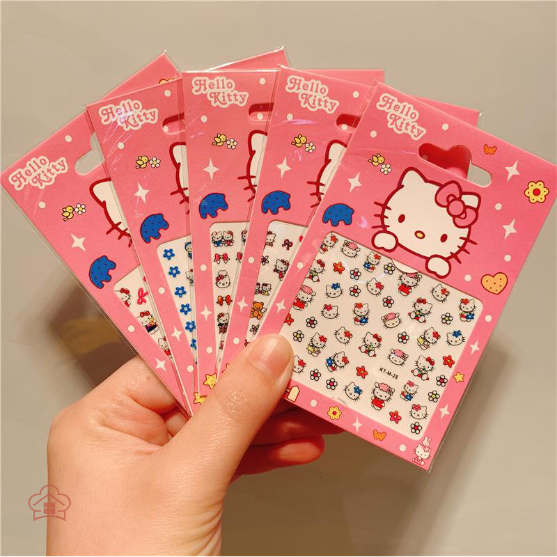 MUISUNGSHOP คละแบบ สติ๊กเกอร์ติดเล็บ ลายการ์ตูน
