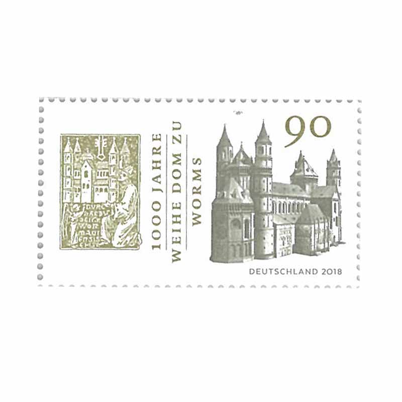 Germany Stamp, 2018 Weihe Doms Zu Worms