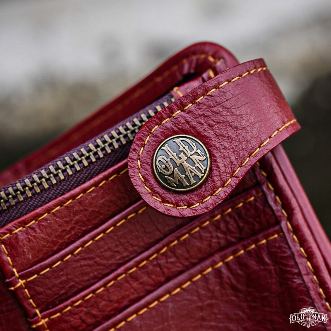 Ledger wallet หนังวัว+หนังแพะ