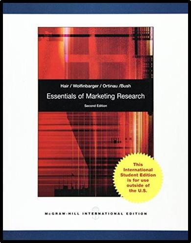 Essentials of Marketing Research 2rd Edition ISBN 9780071220286