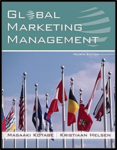Global Marketing Management 4th Edition. ISBN 9780471755272