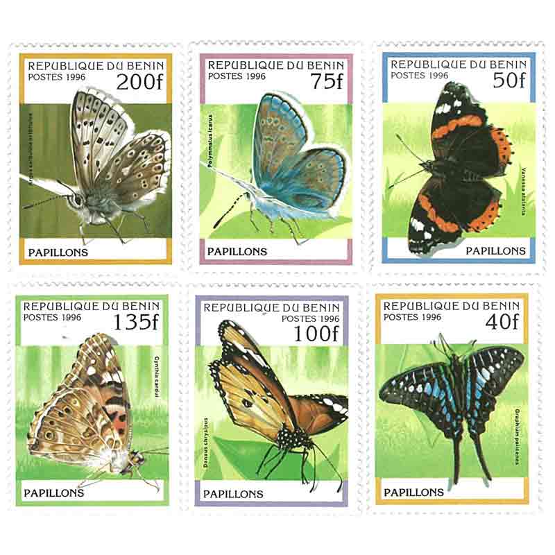 Benin Stamp, 1996 Butterfly, Insect