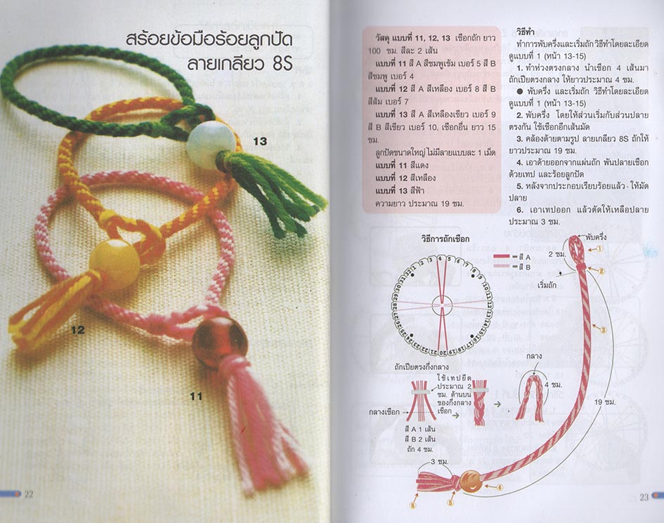 ศิลปะการประดิษฐ์ เครื่องประดับจากเชือก
