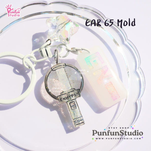 Ear 65 Enhypen Mold / K-POP / Earring Mold / UV Resin Mold / Silicone Mold