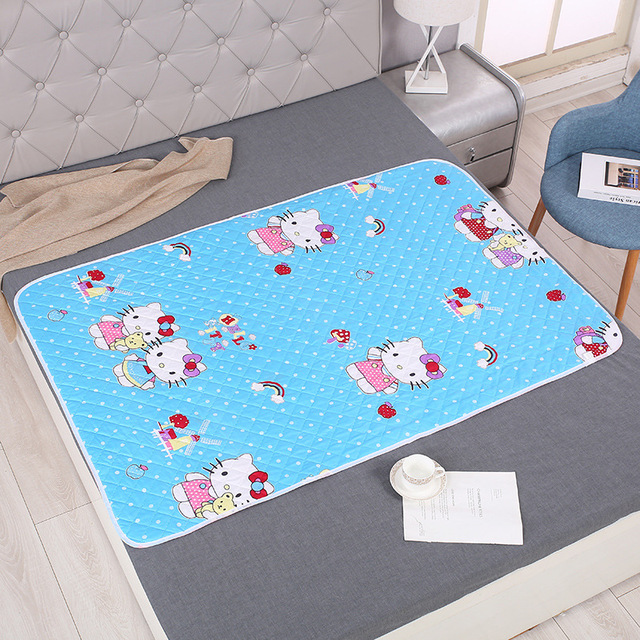MUISUNGSHOP ขนาด 100*150 cm แผ่นรองกันเปื้อน รองฉี่ กันน้ำ ผ้ารองเปลี่ยนผ้าอ้อม ผ้ารองกันปัสสาวะ แผ่นรองซับที่นอน