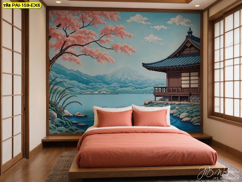 วอลเปเปอร์ติดผนัง ไม่ต้องเจาะ ไม่ต้องแขวนรูปให้ยุ่งยาก