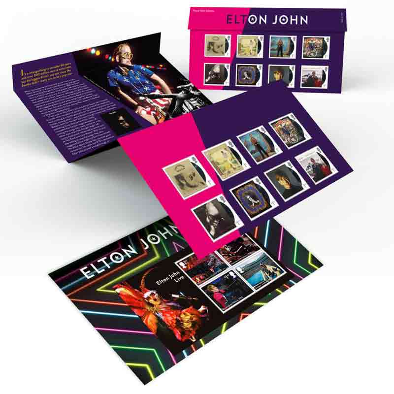 UK Stamp, 2019 Elton John Presentation Pack