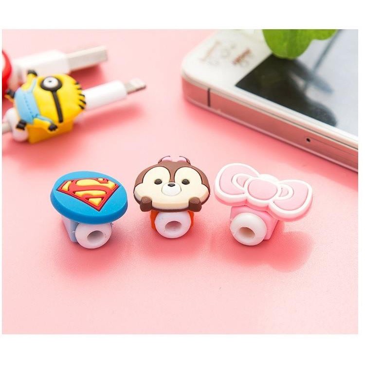 MUISUNGSHOP (20 ชิ้น) ที่ล๊อค ตัวล็อก กันสายชาร์จหัก ถูกที่สุด ตัวล็อคถนอมสายชาร์จ คละลาย Charger Cable Protector