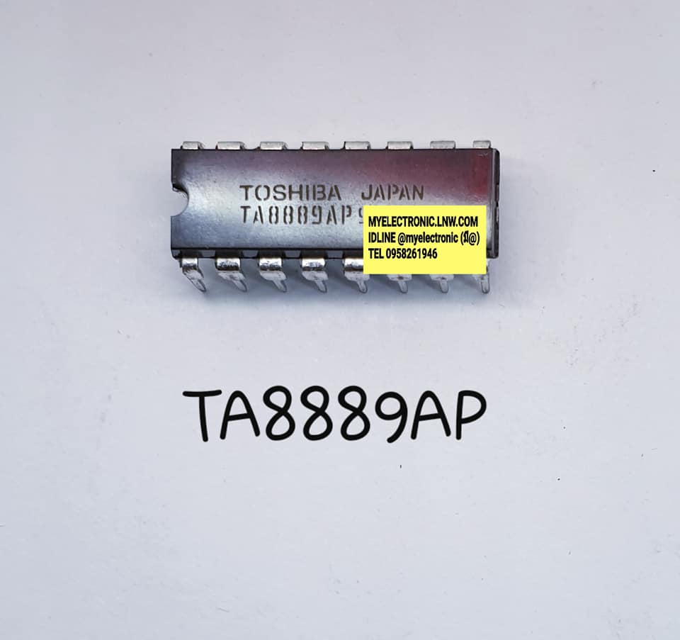 TA8889APยี่ห้อTOSHIBAตัวถังDIP16ขาราคาตัวละบาท