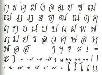 รวมแบบอักษร