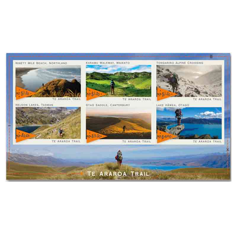New Zealand Stamp, 2019 Te Araroa Trail S/S