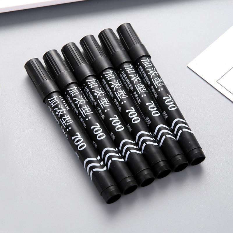 MUISUNGSHOP ปากกาเคมี หัวกลม กันน้ำ ลบออกไม่ได้ Permanent Maker 700