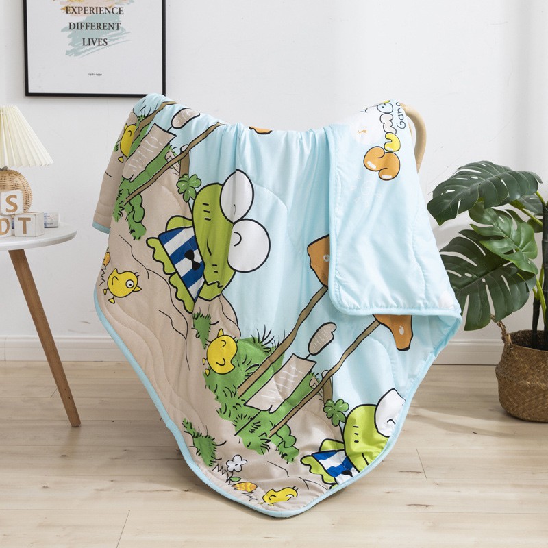 MUISUNGSHOP ผ้าห่มเด็ก ผ้ารองนอน ลายการ์ตูน ผ้าห่มฝ้ายญี่ปุ่น ขนาด 110x150 ซม KID blanket