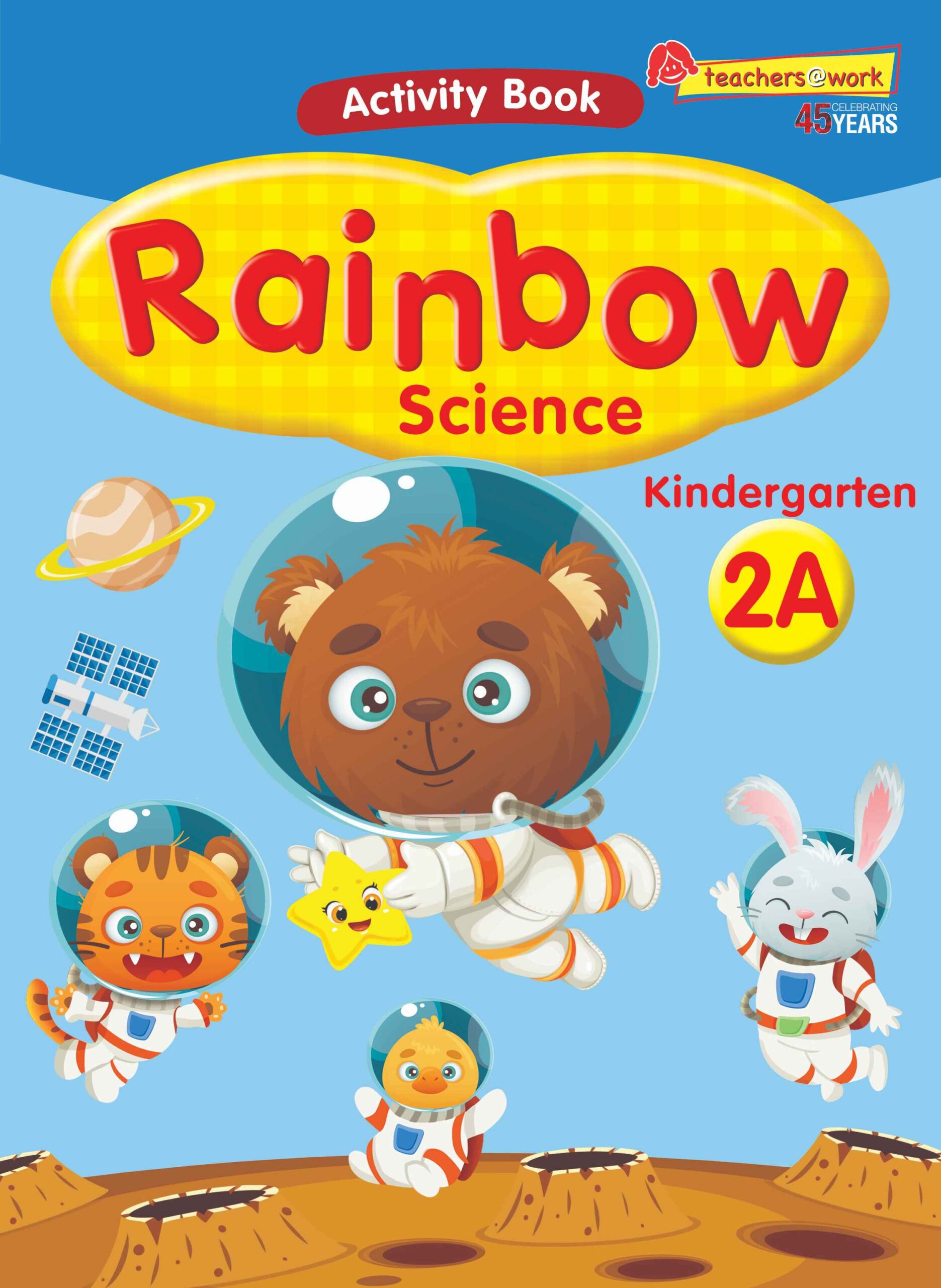 แบบฝึกหัดวิทยาศาสตร์ภาษาอังกฤษระดับอนุบาล Rainbow Science Activity Book K2A NEW