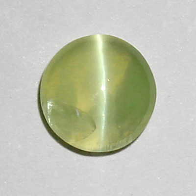 คริสโซเบริลตาแมวหรือไพฑูรย์ (Cat's eye Chrysoberyl) 1.30 กะรัต จากอินเดีย