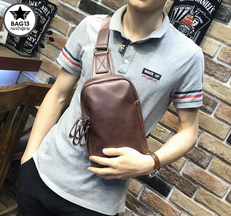 กระเป๋าคาดอกผู้ชาย รหัส B014