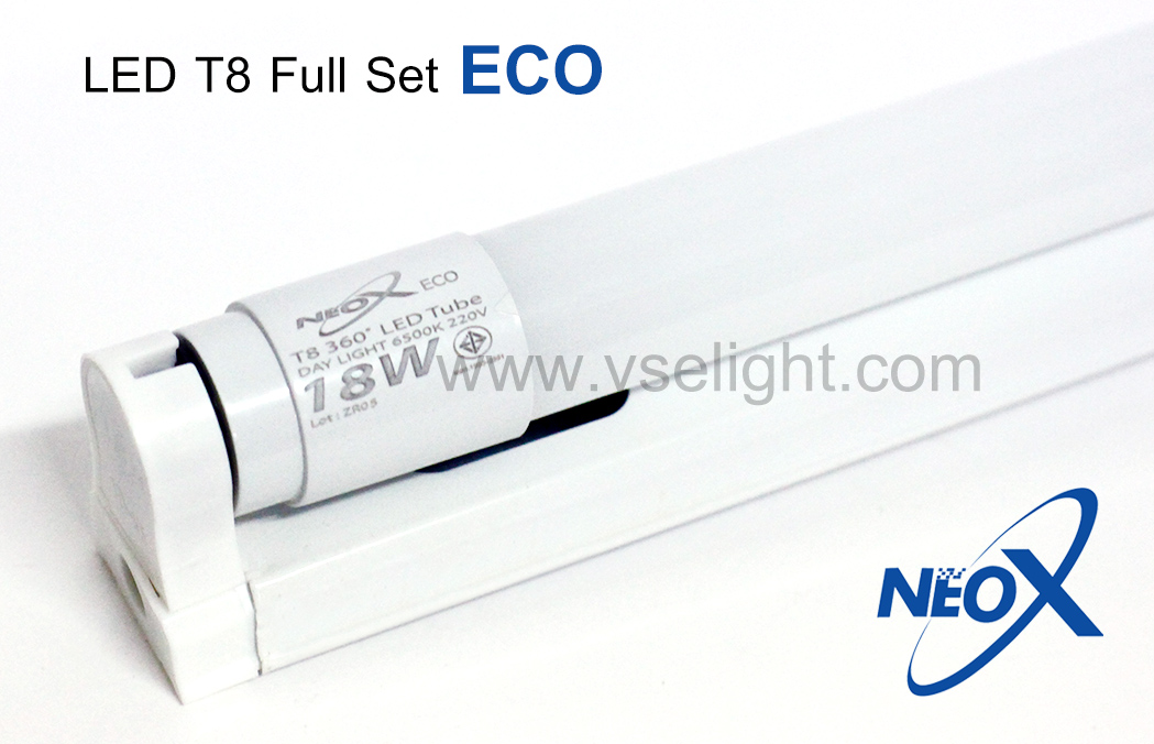 ชุดรางไฟ LED NEOX รุ่น ECO T8 Full set