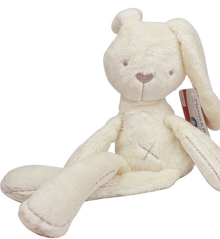 MUISUINGSHOP Millie ตุ๊กตากระต่าย ขนนุ่ม สีขาว Mamas & Papas ( ตุ๊กตากระต่ายเน่า)