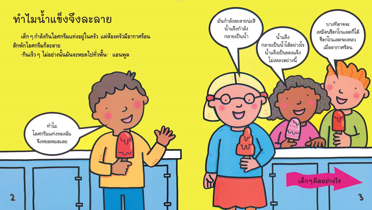 NANMEEBOOKS หนังสือ ทำไมน้ำแข็งละลาย : ชุด อะไร? ทำไม? อย่างไร? วิทยาศาสตร์มีคำตอบ