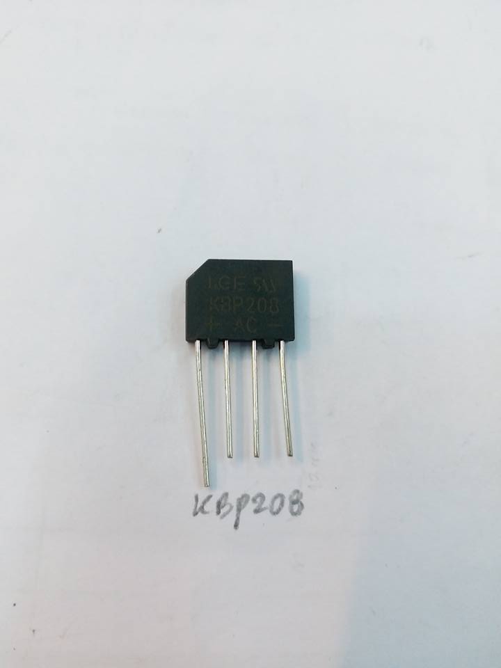 KBP208ไดโอดบริดจ์2A800Vขาเรียงราคาตัวล่ะdiode bridge rectifier