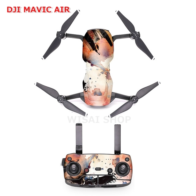 PGYTECH สติกเกอร์คาร์บอนกันน้ำสำหรับเคสและรีโมท DJI Mavic Air - D16