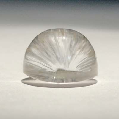**ขายแล้ว**โทปาสตาแมว (Cat's eye Topaz) 3.58 กะรัต ตาแมวไหมสีเงิน หายาก