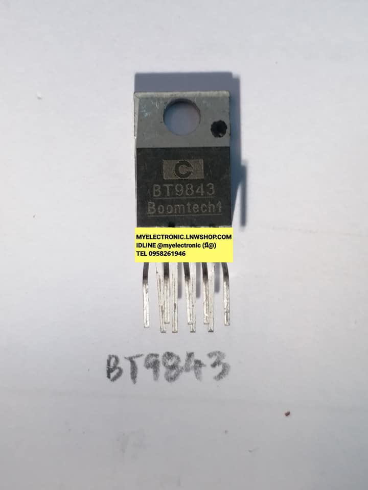 ขาย BT9843 ตัวถังTO-220/9ขา ยี่ห้อ BOOTECH1 ราคาตัวละ . บาท